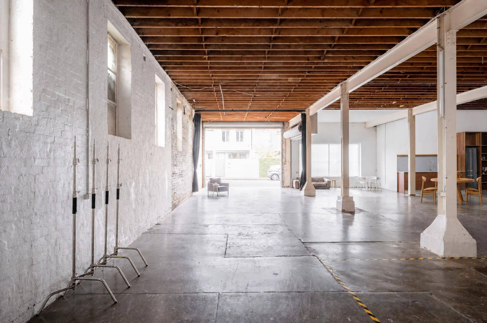 Downstairs warehouse, wide