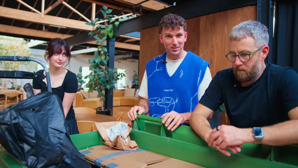 Artists building a challenge