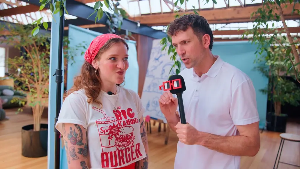 Hosts mid-episode