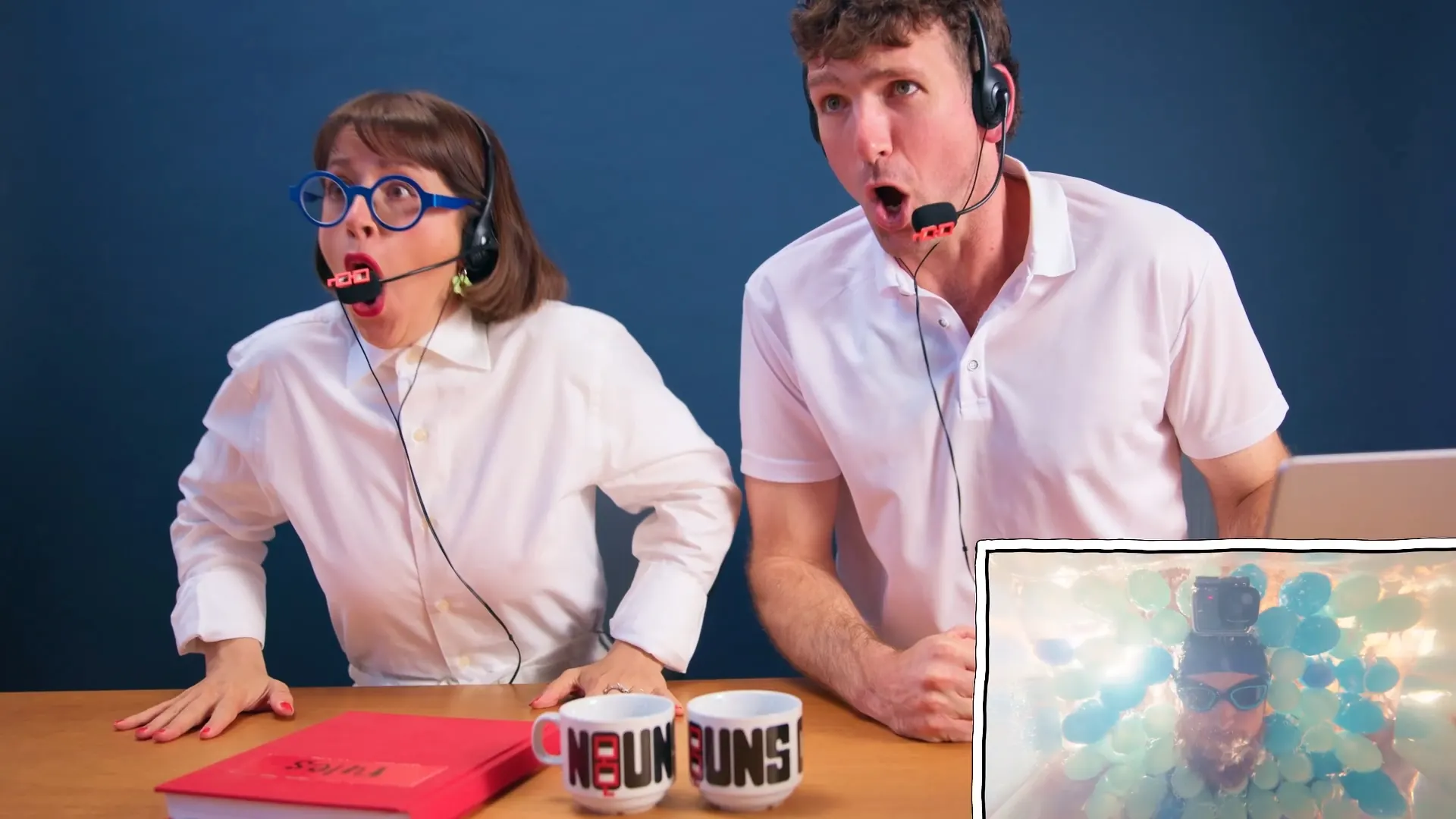 Hosts at the desk