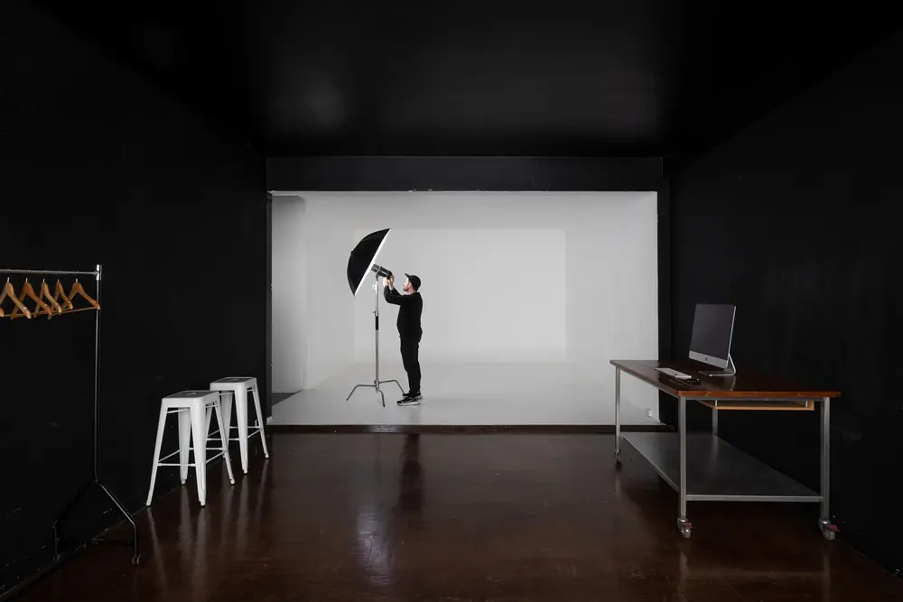Upstairs photo studio